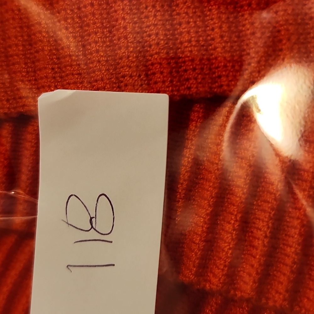 NWT Banana Republic Blood Orange Sleeveless Ribbed Knit Sweater Tank Top. Sz M - Picture 8 of 8
